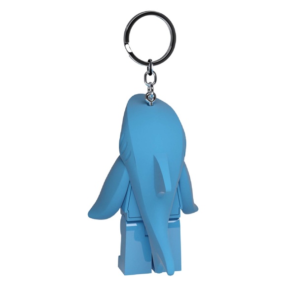 🖤 LEGO Costume Keychain Lot of 3 French Bull Dog Guy, Lady Bug Girl, Shark Suit - Picture 4 of 4